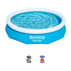 Piscina Gonfiabile Bestway Azzurro 3200 L 305 x 66 cm    