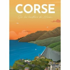 Puzzle Nathan Affiche de la Corse    