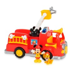 Camion dei Pompieri Captain Marvel Mickey Fire Truck con suono Luce LED    