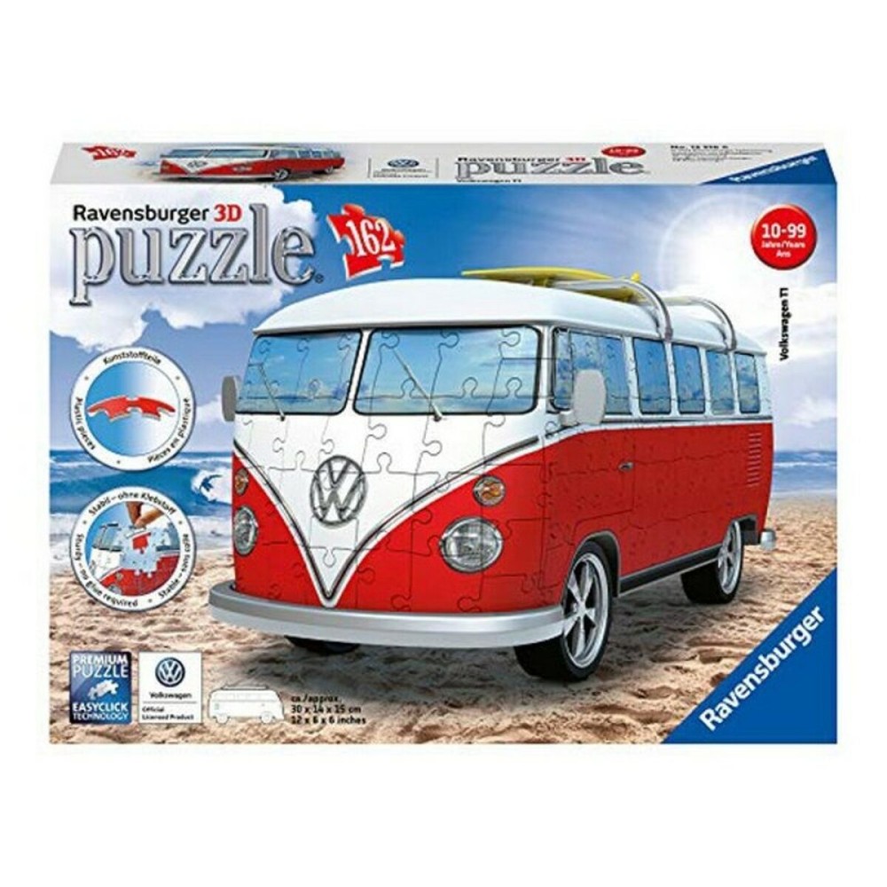 Puzzle 3D Volkswagen Van Ravensburger 12516 162 Pezzi    