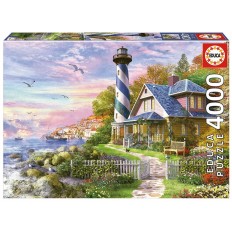 Puzzle Educa Phare In Rock Bay 4000 Pezzi    