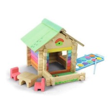 Casa in Miniatura Fisher Price Jeujura House To Paint 65 Pezzi Pittura    