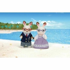 Personaggi d'Azione Sylvanian Families 5190 Grandparents Rabbit Chocolate    