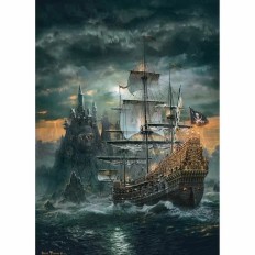 Puzzle Clementoni The Pirate Ship 31682.3 59 x 84 cm 1500 Pezzi    